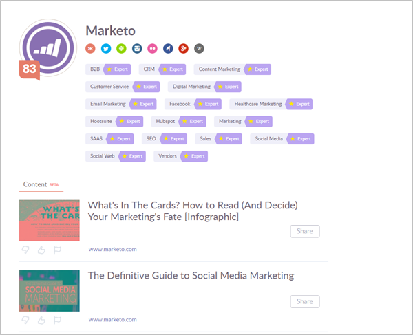 17 social listening Klout