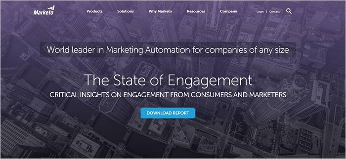 Marketo Homepage