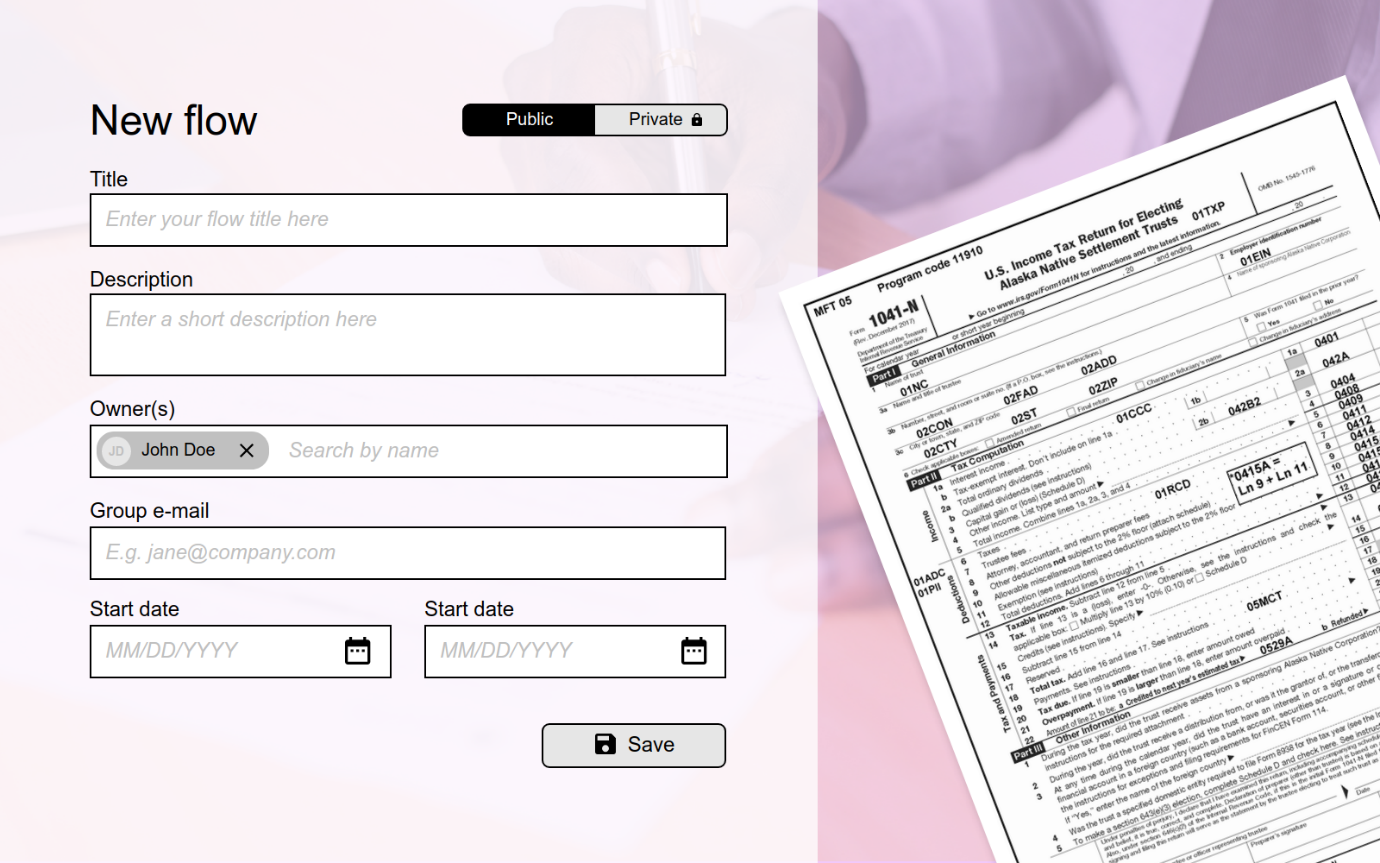 forms flow