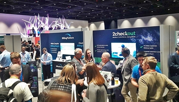 2checkout booth at saastr annual 2019