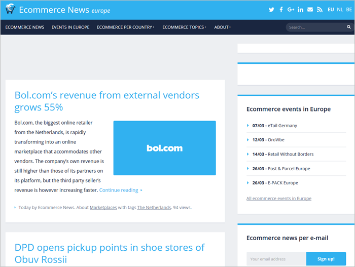 Ecommerce News Europe