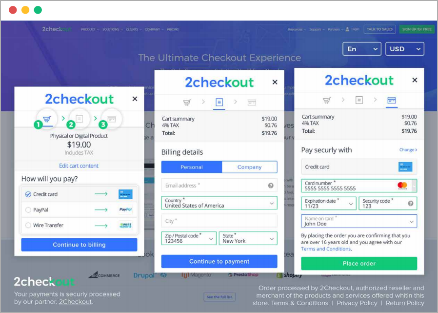 Inline Cart - Online Checkout 