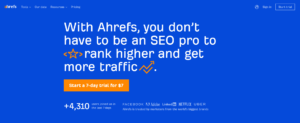 ecommerce seo audit tool - ahrefs