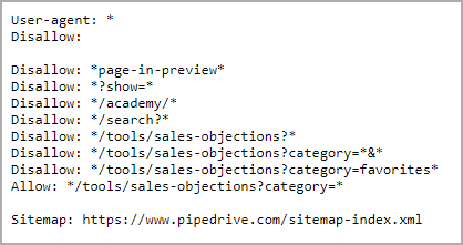 pipedrive robots txt