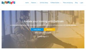 Colltrain landing page