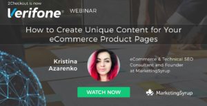 How to Create Unique Content for Your eCommerce Product Pages