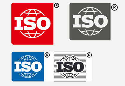 ISO logo and abbreviations from the International Organization for Standardization