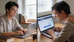 split-scene-calm-person-2checkout-5-hidden-spots-micro-friction-and-UX-breakdowns