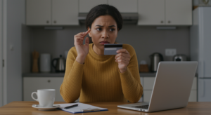 person-at-a-kitchen-table-trying-to-make-an-online-payment