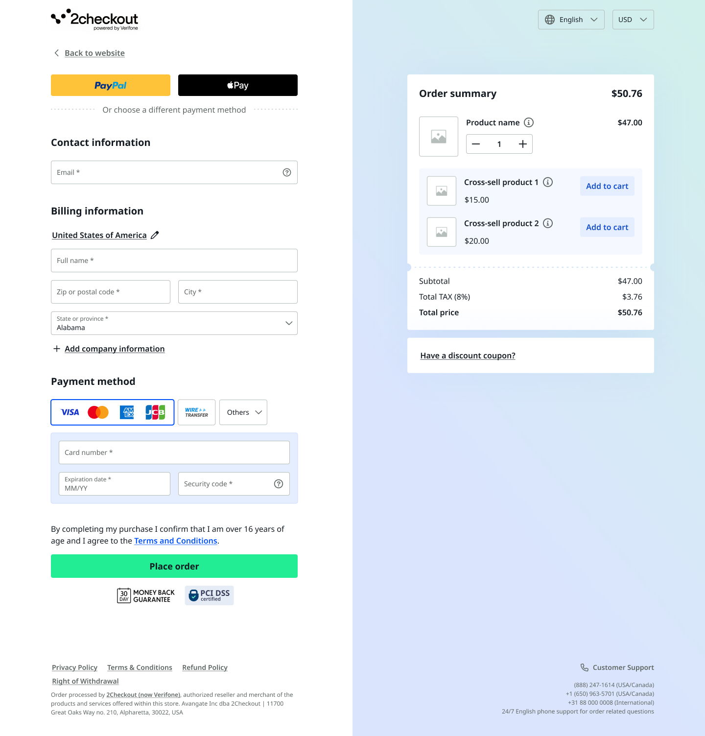 crossell-example-2checkout-cart